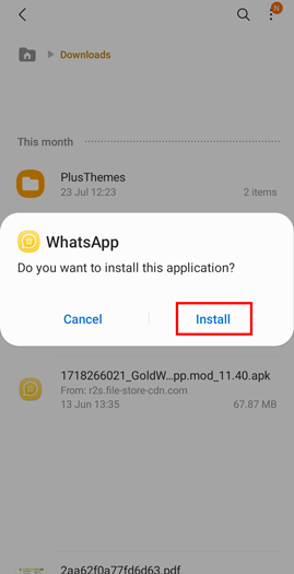 download royal whatsapp